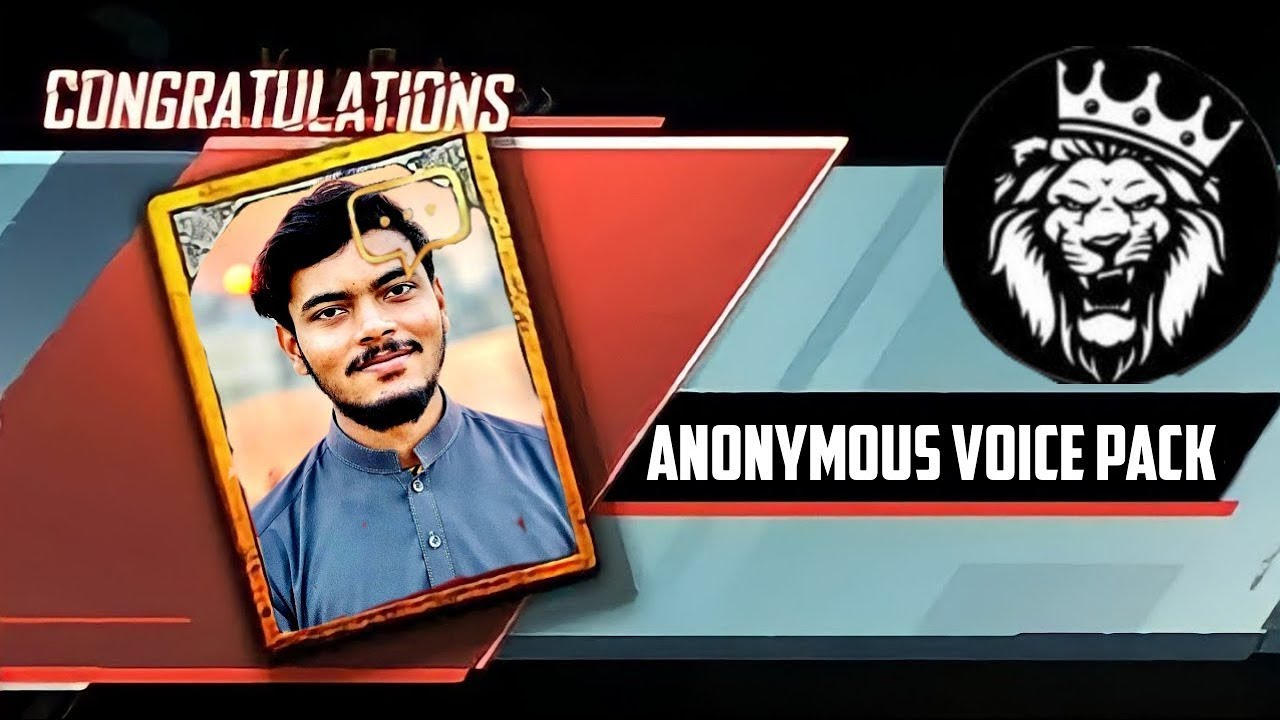 Star Anonymous Voice Pack In PUBG Mobile BGMI | Part 1 | StrikeMan ...