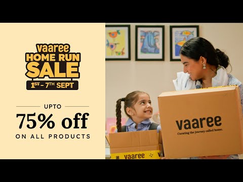Enjoy up to 75% off on home decor at  @vaareehome Home Run Sale (Sept1st-7th) | #vaareehomerunsale - video from Vaaree