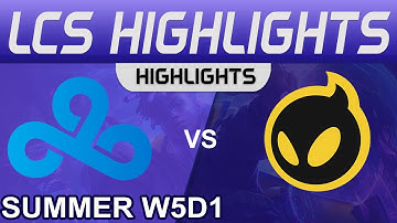 C9 vs DIG Highlights LCS Summer Season 2022 W5D1 Cloud9 vs Dignitas by Onivia
