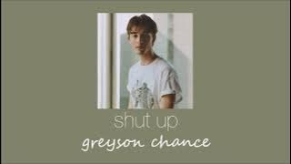 greyson chance - shut up (slowed & reverb)