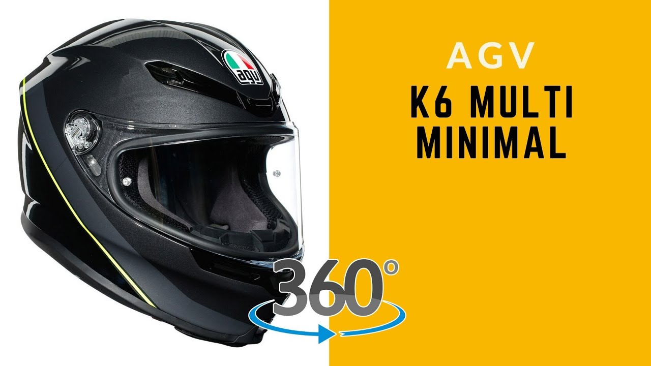 AGV K6 Multi Minimal - 360° Oram - YouTube