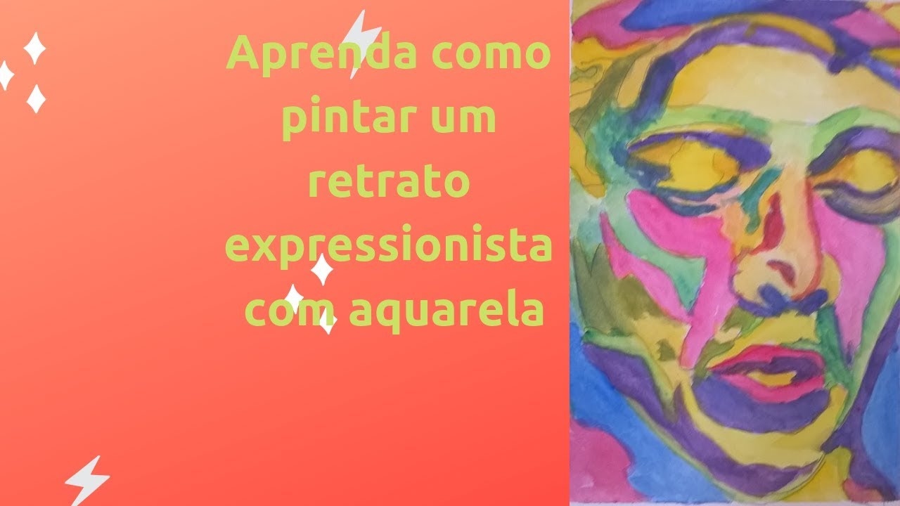 APRENDA A PINTAR RETRATO EM AQUARELA 