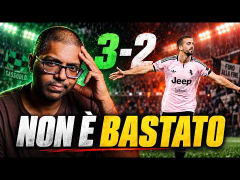Video SASSUOLO-JUVENTUS 3-2: ZHEGROVA NON BASTA! Difesa disastrosa, attaccanti a zero