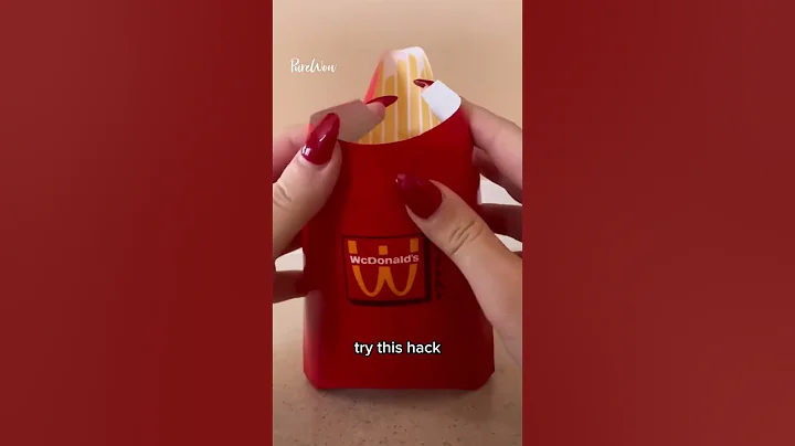 Leftover Fries Hack! #fries #hack #mcdonalds #foodhack