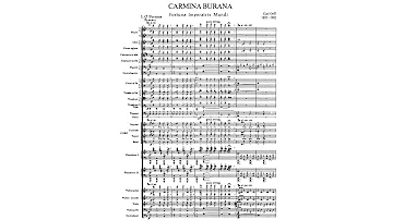 Carl Orff - Carmina Burana [Score]