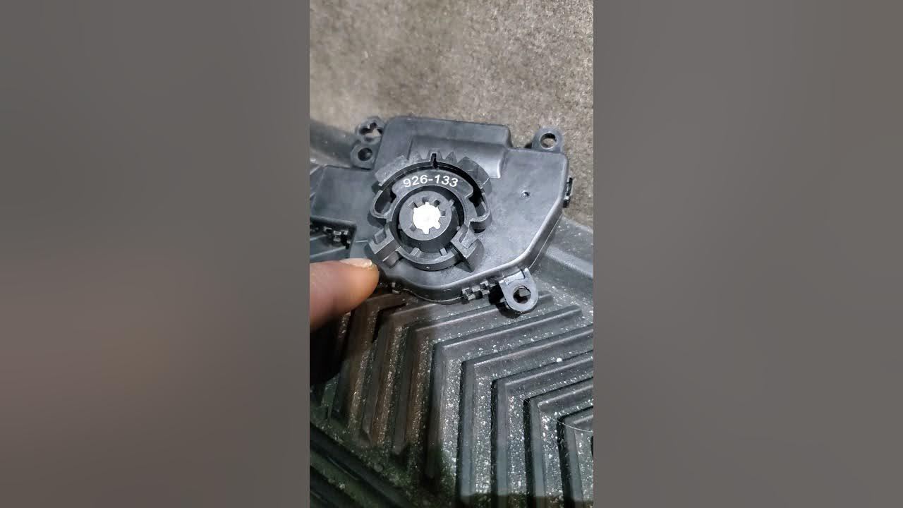 Chrysler/Dodge/Jeep Blend door jammed on Hot Jammed/Glued Blend