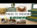 TRASH TO TREASURE thrifted wood gift ideas + FOUND HAUNTED jewelry box!!