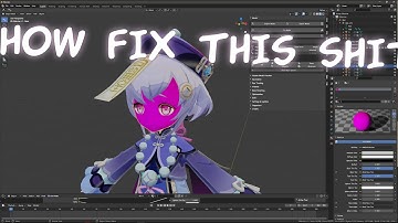 How to Fix Purpule bug MMD to Blender🤬