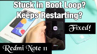 Redmi Note 11: Stuck in Boot Loop? Keeps Restarting with Mi Logo On & Off? Easy Fixes! screenshot 5