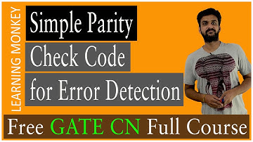 Simple Parity Check Code for Error Detection || Lesson 16 || Computer Networks || Learning Monkey ||
