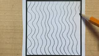 Bridget Riley Op Art Wavy Checkerboard Version 2