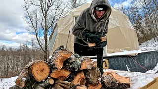 We Spent an Entire Winter in a Dome | An Off Grid Story