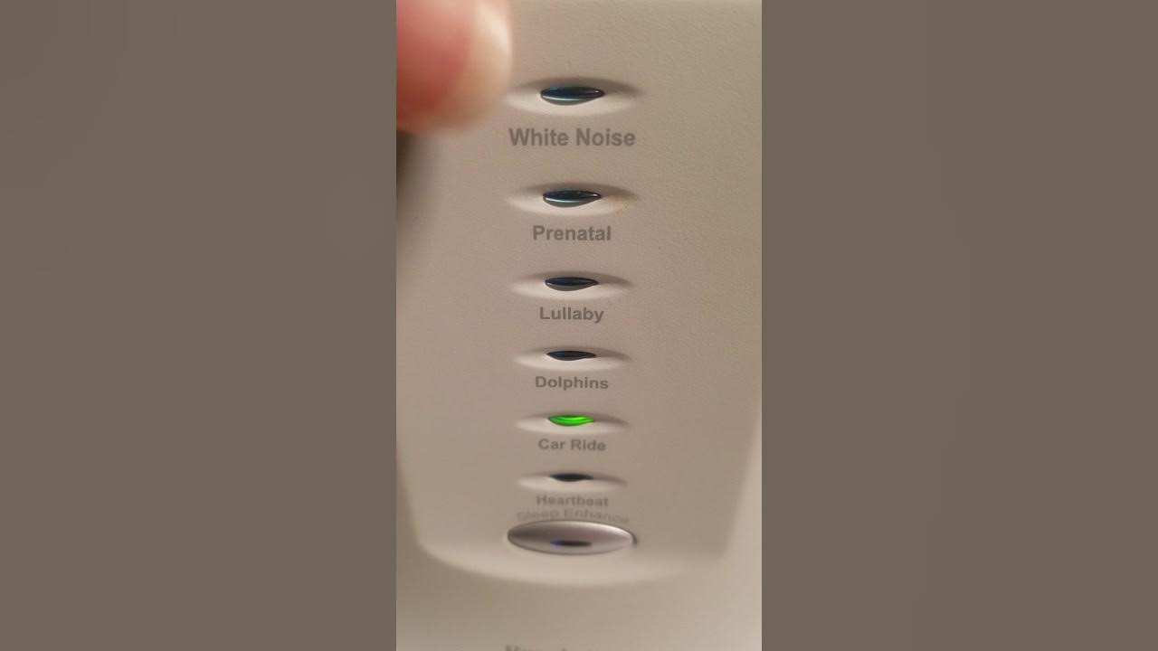 Brookstone Tranquil Moments 6 Sound Therapy Sleep Sound Machine White