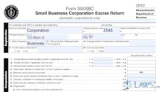 Form 355SBC Small Business Corporation Excise Return