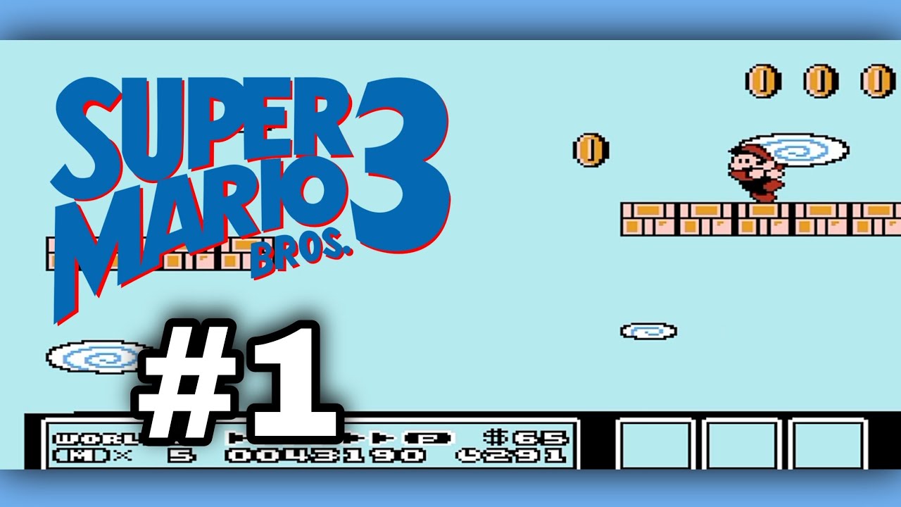 SUPER MARIO BROS 3 - O Início de Gameplay! 