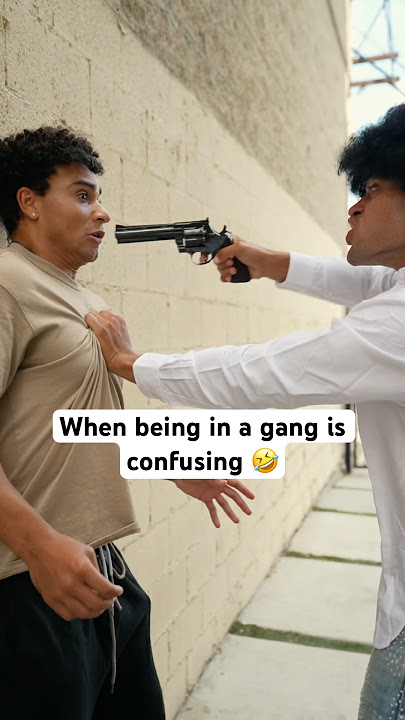 When being in a gang is confusing‼️🤣 #comedyshorts #sketchcomedy #snl