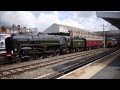 A busy day at crewe for steam locos