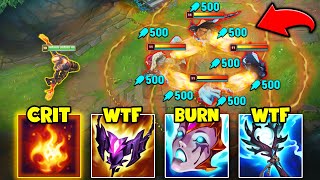 So Brand passive can CRIT in Season 14 and it's a little broken... (BURN FROM FULL HP)