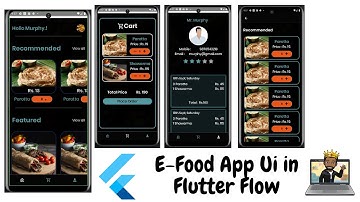 PAGEVIEW PREVIEW IN FLUTTERFLOW || E-FOOD APP || JOOKATE