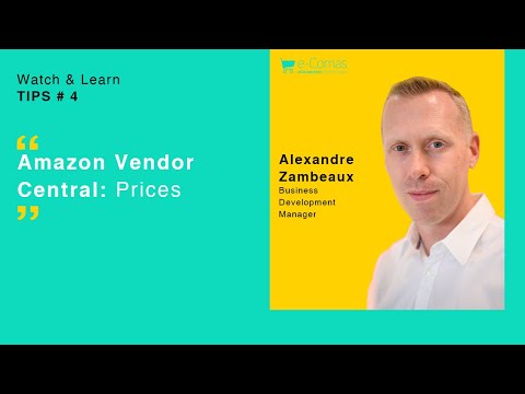 #Amazon Vendor Central: