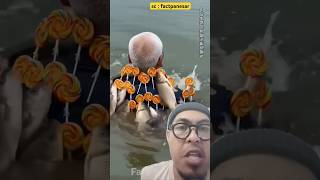 Grandpa fishes with lollipops 😜😂⁉️ #dubbing #funny #comedy #humor #fishing #lollipop #shorts