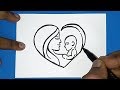 How to draw Mother's day drawing | women's day drawing | How to draw Parents day drawing