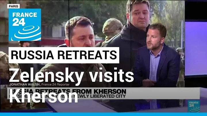 Zelensky visits Kherson after Russian retreat • FRANCE 24 English