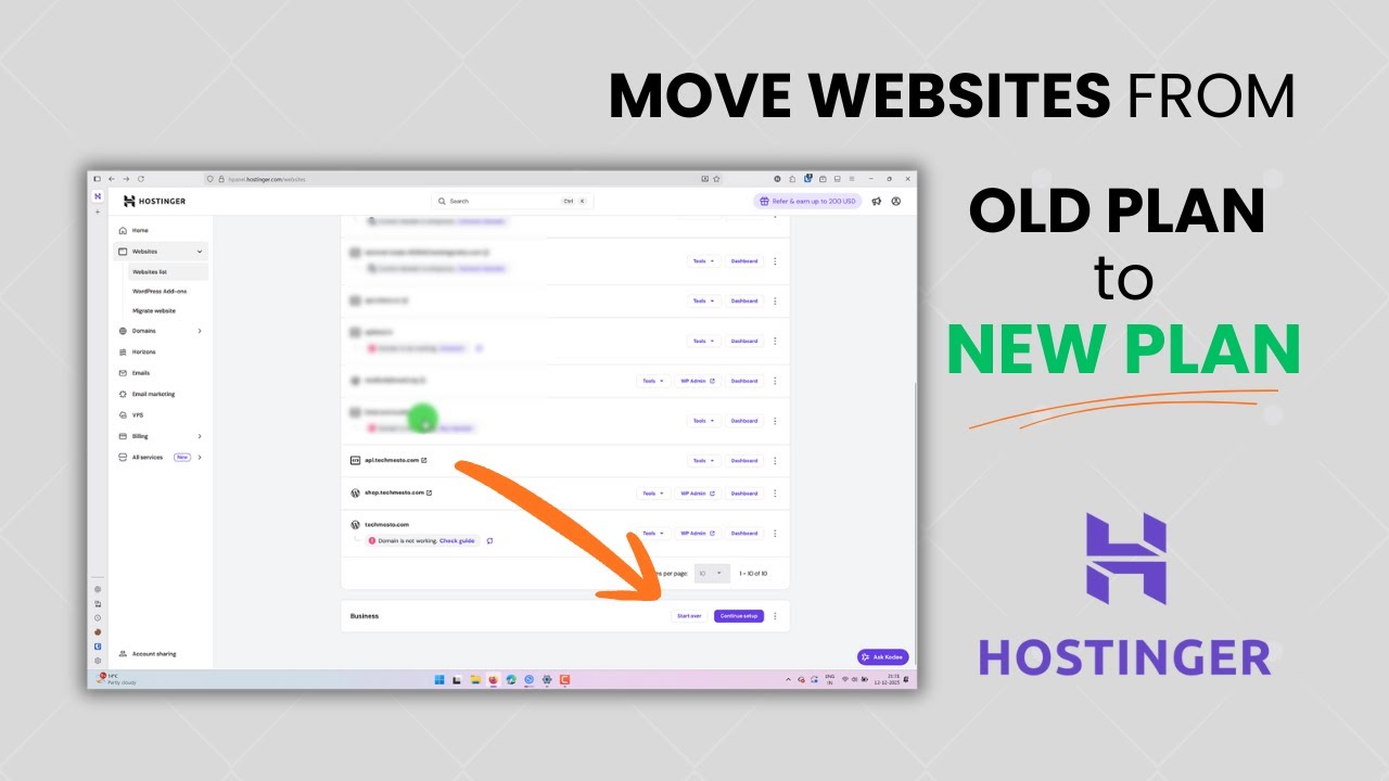 Easily Move Your Website to a NEW PLAN on Hostinger with No Downtime