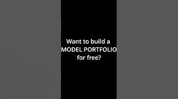 Do you want to build a model portfolio for free? #modelling #modeling #model