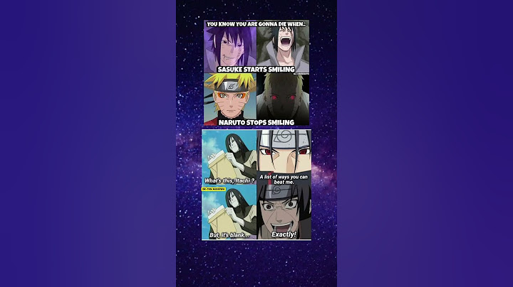 Sasuke starts smiling #anime #naruto #sasuke #itachi #hashirama #sakura #boruto