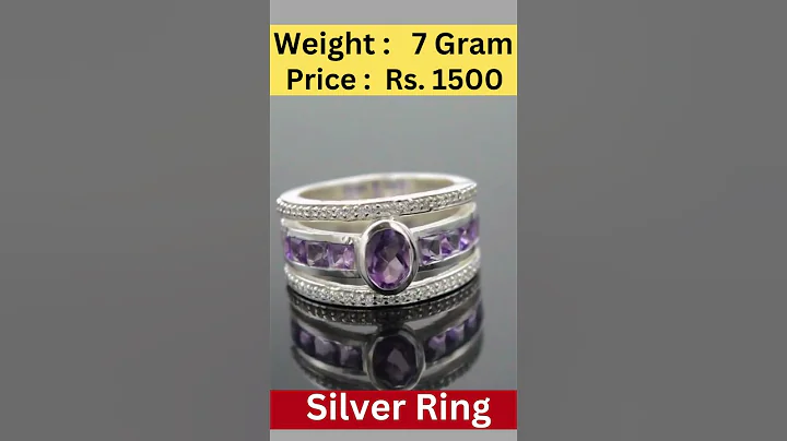 Silver Rings For Ladies | Latest 2022 Collection | Amethyst Silver Ring | - DayDayNews
