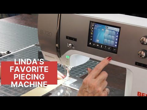 One of our favorite machines for piecing The Bernina 720