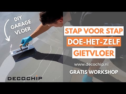 Video: Doe-het-zelf gietvloer: stap voor stap instructies