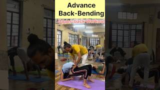 Advance back bending upper back yoga