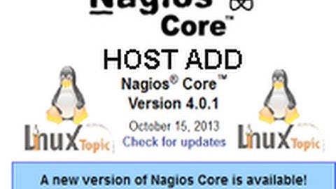 hosts configuraton in nagios server linux topic