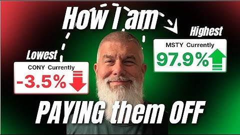 How to PAYOFF MSTY or any of these HIGH YIELD ETF