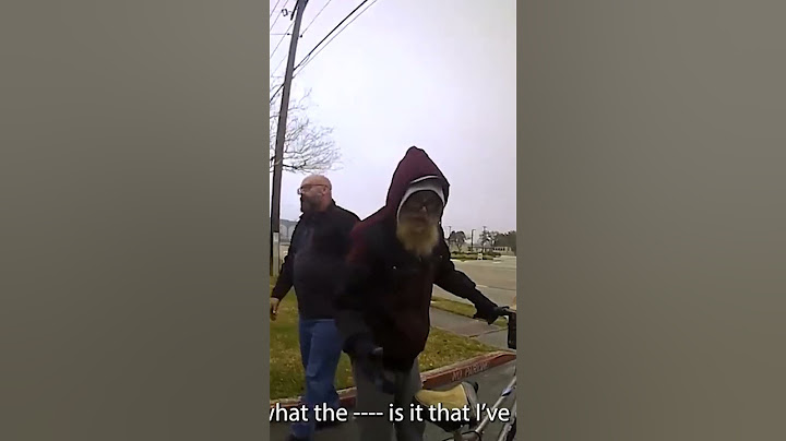 Corrupt Cop Throws Homeless Man On The Ground