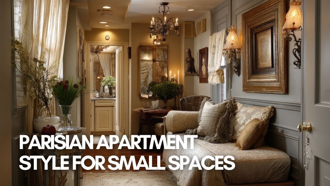 French Parisian Apartment Style for Small Spaces | Elegant Studio Decorating Guide