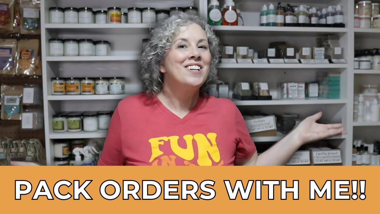 Pack my Soap Orders with me! | Behind the Scenes of a Soap Maker
