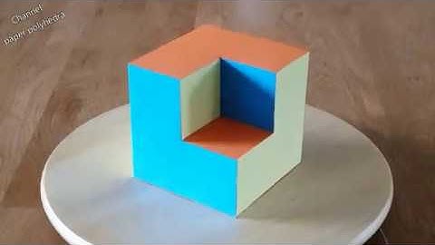 Paper Large Cubic Shape Tutorial
