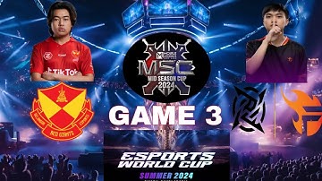 SELANGOR RED GIANTS VS NIP FLASH GAME 3 | SEMI FINAL MSC 2024 | RIYADH