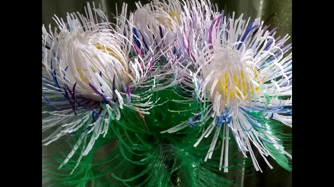 Делаем цветы из пластиковых бутылок быстро и мастерски