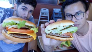 ¿Cual Hamburguesa es Mejor? | Salió Un Pelo! (BayBaeBoy Vlogs)