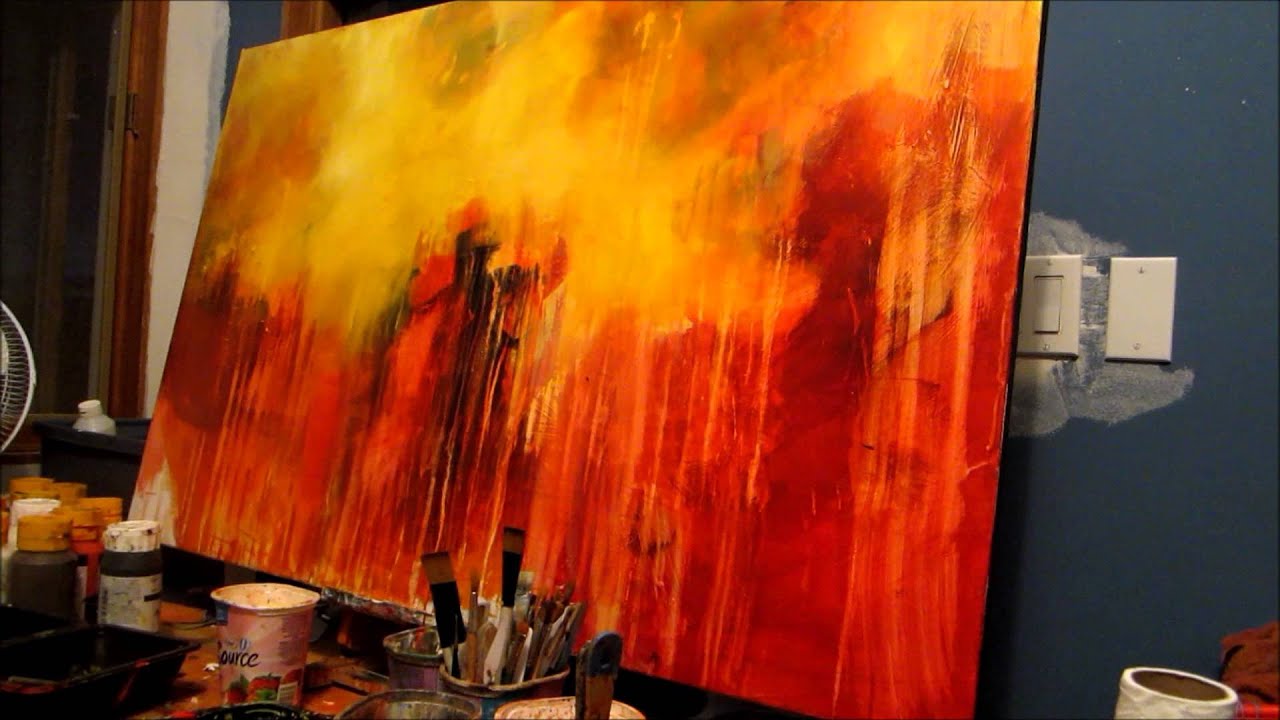 Abstract Painting: Acrylic Techniques www.francesrush.com | Doovi