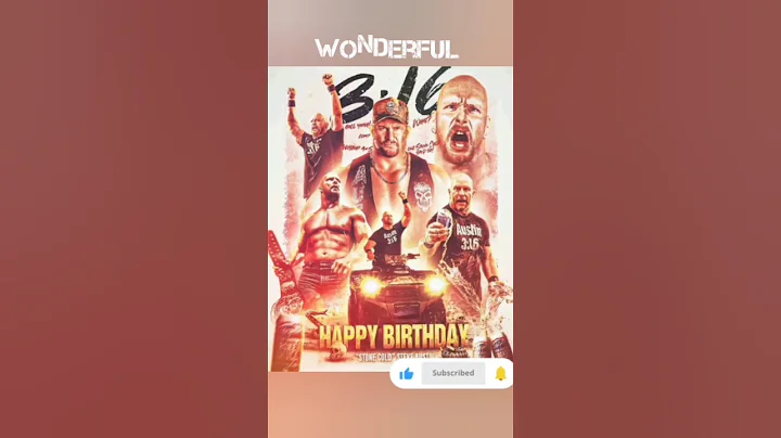 Happy Birthday to Stone Cold Steve Austin and Trish Stratus #shorts #wwe #romanreigns