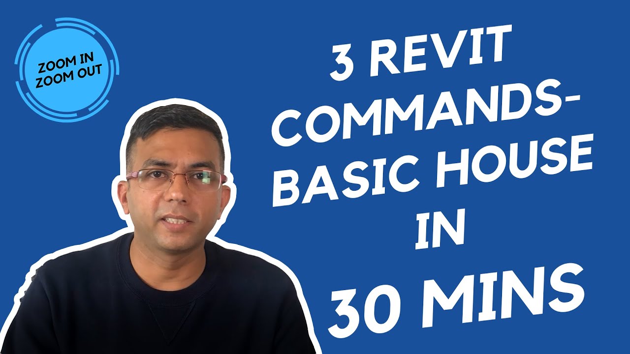 3 Revit commands- basic house 3D in 30 mins - YouTube