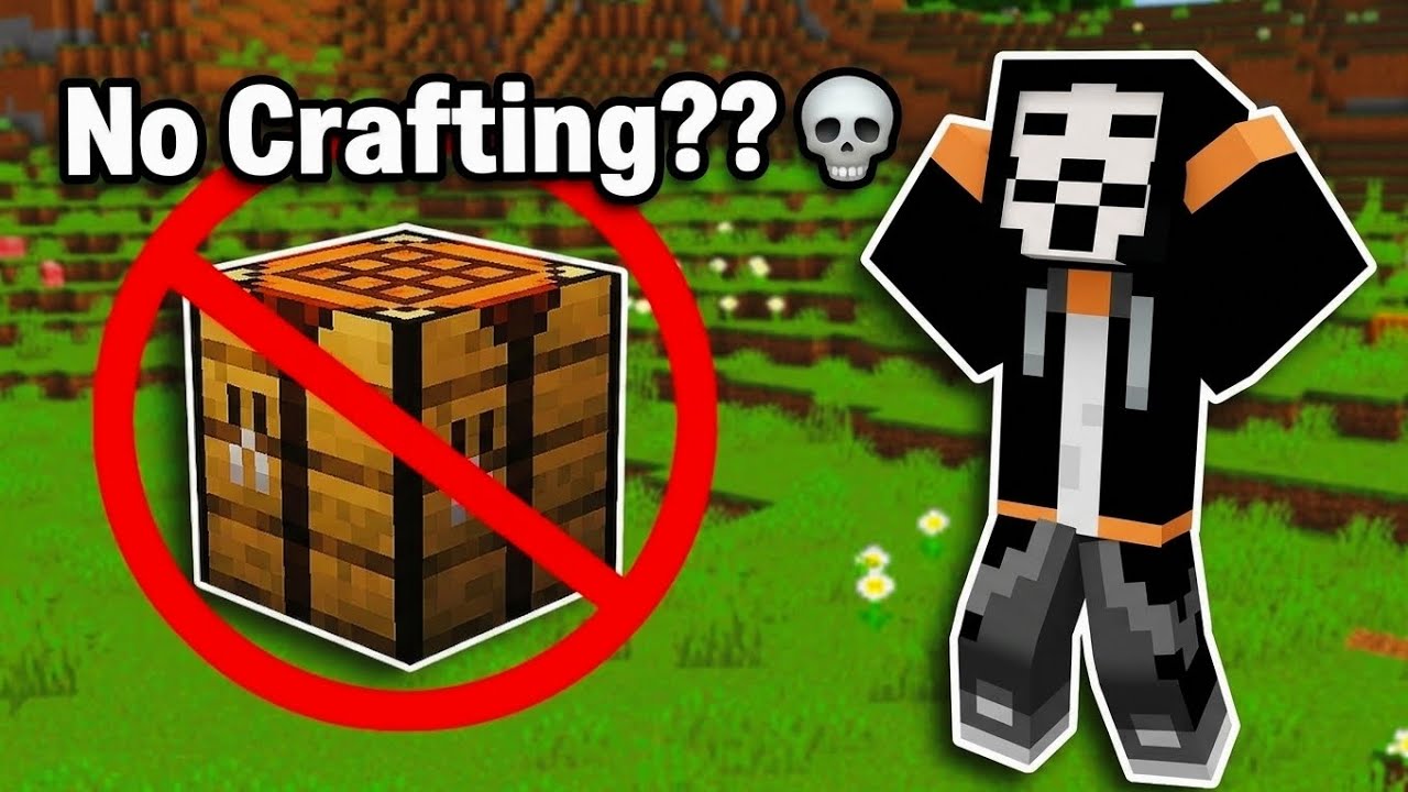 Minecraft Without Craft I Played Minecraft WITHOUT Crafting Table… Here’s What Happened 😨 - YouTube
