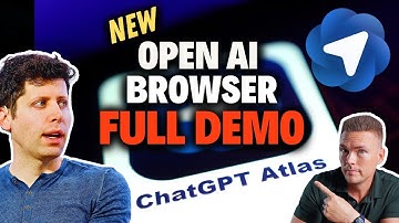 OpenAI launches ChatGPT Atlas Browser to compete with Google Chrome (FULL DEMO)