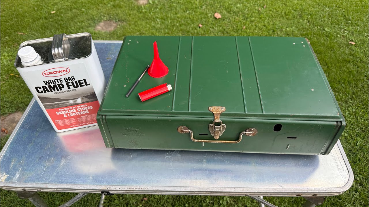 Réchaud de camping Coleman 413G double 2 brûleurs vintage