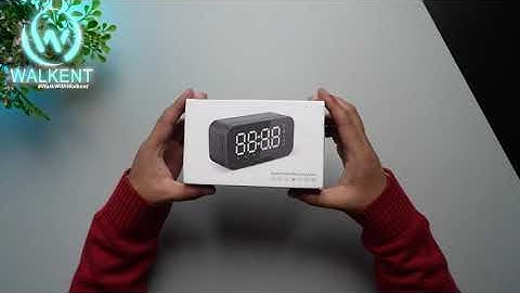 Walkent Alarm Clock with Bluetooth Speakers